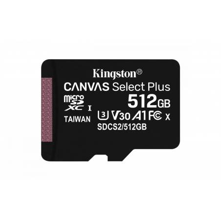 Kingston Canvas Plus SD carte mémoire 512 Go