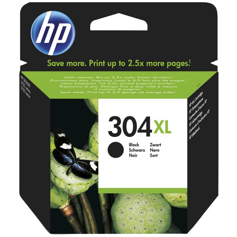 Kit Cartouches D'encre 304XL Couleur + 2 Noires Compatibles HP Envy 5020 - Reconditionnées, UK