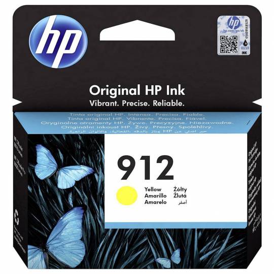 HP - Cartouche d'encre 912 - Jaune