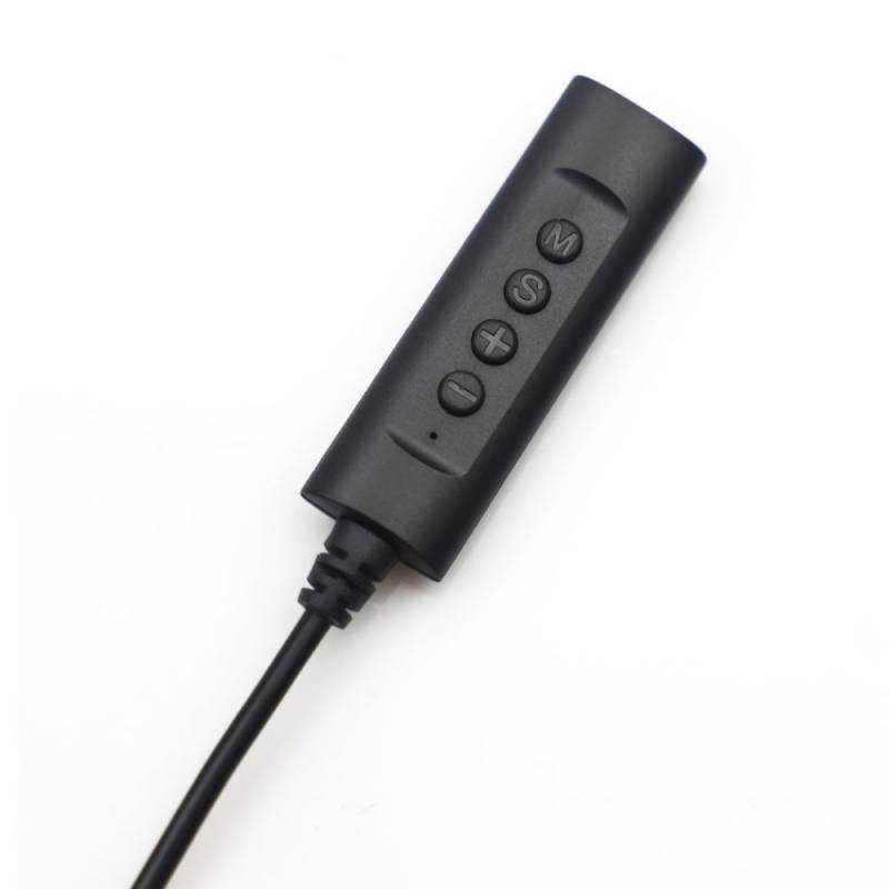 WE - Casque micro filaire J3.5 + Adaptateur USB