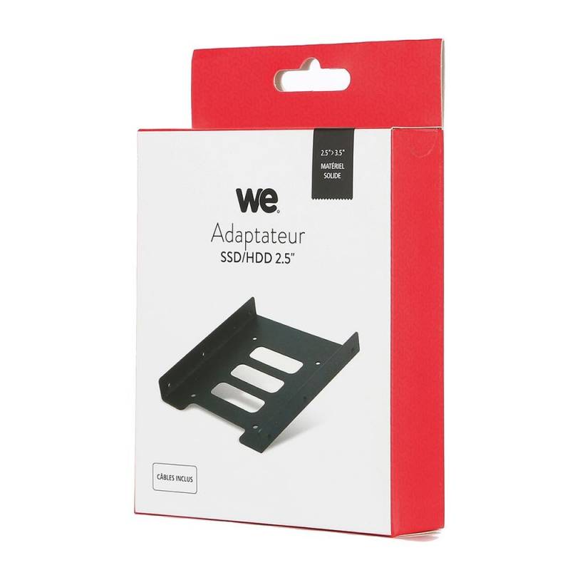 WE - Adaptateur pour disque dur SSD/HDD 2.5'' 3.5'' + 1 câble S-ATA + 1  câble alimentation