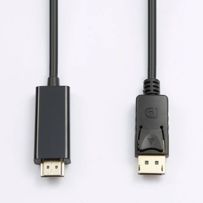 CABLE HDMI MALE-MALE 5M NOIR PLAQUE OR 4K AWG 26 D2 DIFFUSION