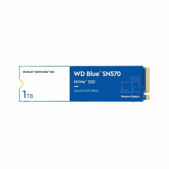 WESTERN DIGITAL - Disque dur SSD WD Blue 1 To SN570 M.2 PCI Express 3.0 NVMe
