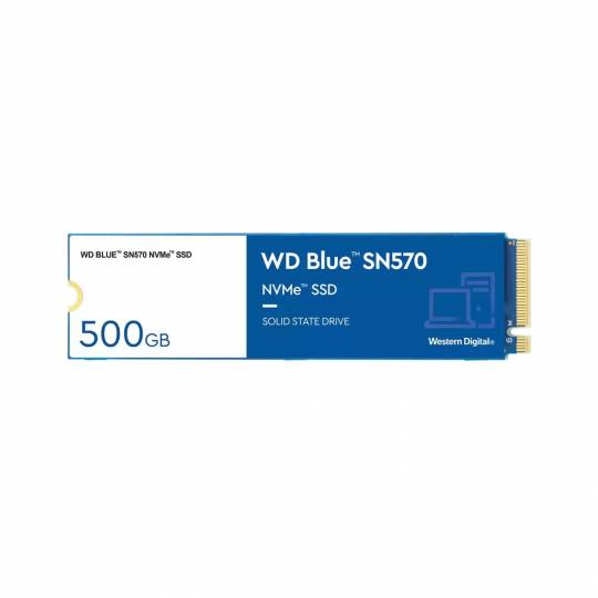 WESTERN DIGITAL - Disque dur SSD WD Blue 500 Go SN570 M.2