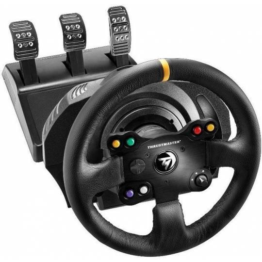 Thrustmaster - Volant et pédales TX Racing Wheel Leather Edition pour PC et Xbox One