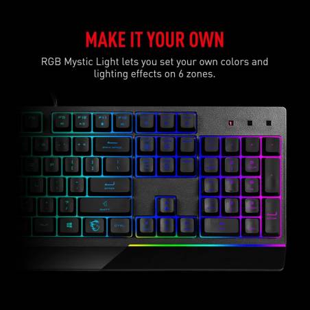 MSI Vigor GK20 Clavier Gaming RGB 